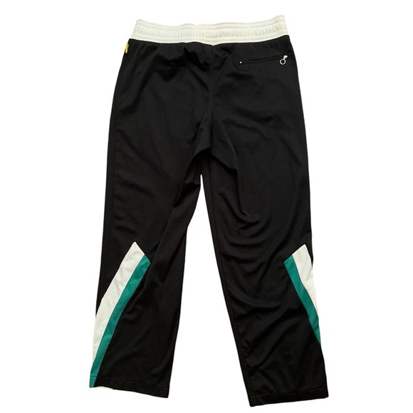 Nike Track Pants Mens Size XL Drawstring Pants Metal Zip Black Vintage Y2K - Picture 2 of 5